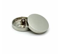 GONMDOPY Buttons, 10Pcs Round Flat Shank Metal Buttons Handmade Sewing Garment Jeans Jacket Coat Crafts Decorative/O