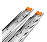 GONMDOPY Drawer Runners,Soft-Close Full-Extension Drawer Slides Wither Rails, 10-12 inch Adjustable Cabinet Slides Forniture & Storage Organizers, Heavy Duty Quiet Self-Closing Drawer Track Rail/Er 12