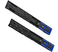 GONMDOPY Drawer Slides,Soft Close Drawer Slides, Heavy Duty Drawer Slides，1 Pair Full Extension Side Mount Ball Beametal Rails Track Guide Glides Runners Heavy/a/50Cm/20Inch