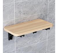 GONMDOPY Multifunction Folding Table Wall-Mounted Drop-Leaf Table,Fold down Table Wall Mounted,Floating Table Hanging Computer Desk Workbench,For Study Bedroom Bathroom Balcony/Oak Color/80X30Cm/L31.5