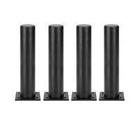 GONMDOPY Table Legs,Table Leg Set,4 Pieces Adjustableniture Feet Alumitable Leg Metal Support Feet Sofa Feet Cabinet Feet Thick Materialniture Accessories/6 cm