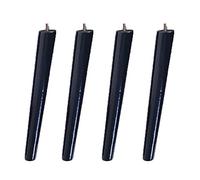 GONMDOPY Table Legs,Table Leg Set,4 Pieces Table Legs Conical Replacementniture Legsniture Legs for Sofa Bed Cabinet M8 Thread Replacement for Cabinet Bed Feet/Oblique C/25 cm