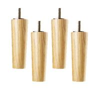 GONMDOPY Table Legs,Table Leg Set,Pack of 4 Table Legs Conical Replacementniture Legsniture Legs for Sofa Bed Cabinetniture Legs M8 Thread Replacement/25 cm