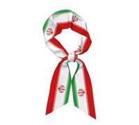 GONMFKM Islamic Republic Of Iran Flag Hairband Neckerchief Scarf - Stylish Decorative Accessories Narrow Beveled Scarves For Ladies Universal In All Occasions Handbag Handle Wrap Ribbon Gift