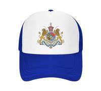 GONMFKM Personality National Baseball Cap - Iranian Revolution Lion and Sun Emblem of Iran Flag of Iran Trucker Hats Summer Mesh Caps Baseball Cap Breathable Adjustable Hat,Blue,One Size