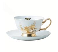 GONMPJZR Coffee Cup Set,Cups and Saucers 1 Large Capacity Ceramic and Saucer with Handle for, Latte, Cappuccino, Tea, Cocoa