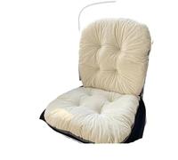 GONMPJZR Dining Chair Cushions Office Cushion With Backrest Support For Tailbone Back Pain Relief Soft Elasticity Seat Pad Anti Slip For Home Study(Color 4)