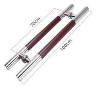 GONMPJZR Stainless Steel, Round Tube Sliding Door Handle, Suitable for Glass Door/Wooden Door/barn, 6 Sizes(100x70cm)