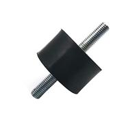 GONMPJZR Stud Bushing 1pcs Rubber Mount Anti Vibration, M3 M4 M5 M6 Double Male Shock Absorber, Type Isolator Damper Dia 8mm-30mm Threaded(M6x18mm 20x10mm)