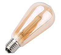 Gonnely 2W LED Retro Bulb E27, Brown Glass Retro LED Filament Bulb, Cafe Lighting Home Decor