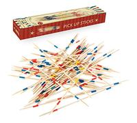 Gonoelec 41 Piece 12 Inch Bamboo Pick Up Sticks Game Classic Table Game Fun Family Board Game Gift for Adults and Kids
