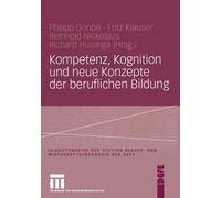 Gonon - Kompetenz Kognition Und Neue Konzepte Der Beruflichen Bildung - X555z