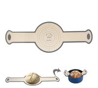 Gonsir Silicone Bread Sling, Non-Stick & Easy Clean Dutch Oven Baking Mat with Longer Handles, Silicone Baking Sling to Transfer SourDough Easily, Reusable Bread Mat Set