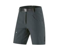 Gonso Mira, Women's Cycling Shorts, 2in1 Bike Shorts With Stretch Insert Over The Seat, Button-In Cycling Underpants With Relax Gel Comfort Seat Pad, Wide Fit, PFC-Free, Grey, 46