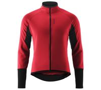 Gonso Road Jacket Softshell 2 M, Men's Cycling Jacket, Water-Repellent Softshell Jacket, Windproof, G-Shell For Optimum Thermal Insulation, Close Fit, PFC-Free, Red, L