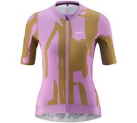Gonso Road Print Short Sleeve Jersey Purple 44 Woman 44 Wisteria Bloom / Baked Pre