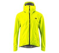 Gonso Save Plus, Men's Cycling Jacket, Waterproof Rain Jacket, Waterproof Up To 10,000 Mm & Windproof, G-Tex, 2.5-Ply Laminate & Taped Seams, Close Fit, PFC-Free, Yellow, S