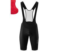 Gonso Sitivo Bib M, Men's Bib Cycling Shorts, With Sitivo Comfort Seat Pad, High Elasticity Of Movement And Anti-Slip Silicone Leg Grippers, Tight Fit, Black, XXL
