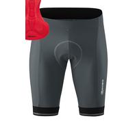 Gonso Sitivo M, Men's Cycling Shorts, With Sitivo Comfort Seat Pad, High Elasticity Of Movement And Anti-Slip Silicone Leg Grippers, Tight Fit, Grey, L