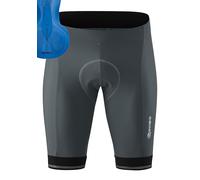 Gonso Sitivo M, Men's Cycling Shorts, With Sitivo Comfort Seat Pad, High Elasticity Of Movement And Anti-Slip Silicone Leg Grippers, Tight Fit, Grey, L