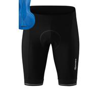 Gonso Sitivo M, Men's Cycling Shorts, With Sitivo Comfort Seat Pad, High Elasticity Of Movement And Anti-Slip Silicone Leg Grippers, Tight Fit, Black/Blue, XL
