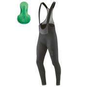 Gonso Sitivo Bib M, Men's Bib Cycling Shorts, With Sitivo Comfort Seat Pad, High Elasticity Of Movement And Anti-Slip Silicone Leg Grippers, Tight Fit, Black/Green, M