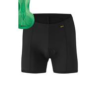 Gonso Sitivo U W, Women's Cycling Underpants, Fit Under All Cycling Shorts And Tights, With Sitivo Seat Pad With Poron Elements, Tight Fit, Black/Green, 42