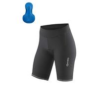 Gonso Sitivo W, Women's Cycling Shorts, With Sitivo Comfort Seat Pad, High Elasticity Of Movement And Anti-Slip Silicone Leg Grippers, Tight Fit, Black/Blue, 46
