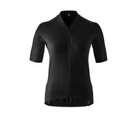 Gonso SITIVO W Women's Cycling Jersey, Breathable Full Zip Jersey, Black, Size 10