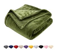 GonZalo GraCia. Cosy Winter Warm Faux Fur Mink Sofa Bed Throw Fleece Blanket Bed Blanket Giant Blanket sofa throw 3 seater sofa (PRIME Green, Double 150x200 cm)