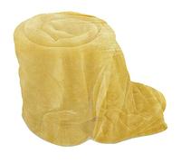 GonZalo GraCia. Fleece Blanket Reversible Lime Yellow Throw For Sofa 200x240cm Faux Fur Bed Blanket 400 GSM Winter Warm (Lime Yellow, King 200x240 cm)