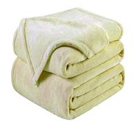 GonZalo GraCia. Reversible Fleece Throw Blanket King Size | Ultra Soft & Fluffy Fleece Blanket for Sofa, Couch & Bed | OEKO-TEX Certified, Breathable & Warm Bed Blankets (Beige, King 200x240 cm)