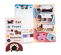 GONZTEL Dachshund Sticky Notes Set 440 Sheets (Cartoon Dog Bundle, Writable Self-Adhesive Note Paper, Back-to-School Supplies, Gifts for Teachers, Students, Pupils)