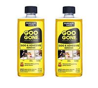 Goo Gone Original - 8 Ounce - Surface Safe Adhesive Remover Safely Removes Stickers Labels Decals Residue Tape Chewing Gum Grease Tar - Pack of 2