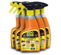 Goo Gone Original Spray Gel - Adhesive Remover, Removes Chewing Gum, Grease, Tar, Stickers, Labels, Tape Residue, Oil, Blood, Lipstick, Mascara, Shoe Polish, Crayon, 12 Oz, 6 Pack