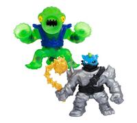 Heroes of Goo Jit Zu Cursed Goo Sea Versus Pack | Exclusive 2 Figure Pack | Pantaro with Color Change Face & Squidor with Suction Attack