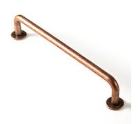 Goo-Ki 6 Pack Antique Copper Cabinet Pull Dark Copper Drawer Handles,6.3 inch Solid Vintage Copper Bar Pulls Red Bronze Kitchen Hardware for Dresser Wardrobe Cupboard 9338AC-160