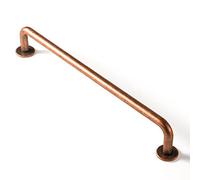 Goo-Ki 6 Pack Antique Copper Cabinet Pull Dark Copper Drawer Handles, 7.56 inch(192mm) c-c Solid Vintage Copper Bar Pulls Red Bronze Kitchen Hardware for Dresser Wardrobe Cupboard, 9338AC-192