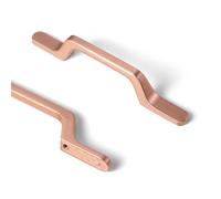 Goo-Ki 6 Pack Cabinet Pulls Brushed Copper Drawer Pulls Solid Zinc Alloy Kitchen Hardware - Modern 3 Inch c-c Cabinet Handles Dresser Pulls,1751HL-76