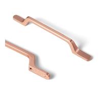 Goo-Ki 6 Pack Cabinet Pulls Brushed Copper Drawer Pulls Solid Zinc Alloy Kitchen Hardware - Modern 5.04 Inch c-c Cabinet Handles Dresser Pulls,1751HL-128