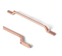 Goo-Ki 6 Pack Cabinet Pulls Brushed Copper Drawer Pulls Solid Zinc Alloy Kitchen Hardware - Modern 7.56 Inch c-c Cabinet Handles Dresser Pulls,1751HL-192