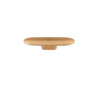 Goo-Ki 6 Pack Oval Champagne Copper Drawer Knobs - 3" Full Length Single Hole Bar Handles Pull Kitchen Cabinet Hardware for Cupboard