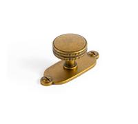 Goo-Ki Antique Brass Cabinet Drawer Knobs with Backplate or Spacer Zinc Alloy Kitchen Hardware - 6 Pack Single Hole Bar Pull Handles for Cupboard Wardrobe,2182M-G013-GT