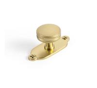 Goo-Ki Champagne Bronze Cabinet Drawer Knobs with Backplate or Spacer Zinc Alloy Kitchen Hardware - 6 Pack Single Hole Bar Pull Handles for Cupboard Wardrobe,2182M-G013-UBR