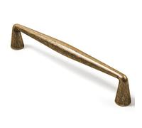 Goo-Ki Vintage Retro Antique Brass Zinc Alloy Cabinet Handles - 5.03''(128mm) Hole Center Affordable Luxury Cabinet Pull Hardware for Bedroom, Kitchen, 6 Pack…