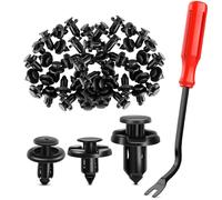 GOOACC 100PCS 7mm 8mm 10mm Compatible with Subaru Push Type Retainer Fasteners Rivets Clips OEM Upgrade for 90914-0007, 90913-0067 & 90914-0051 + Bonus Fastener Remover
