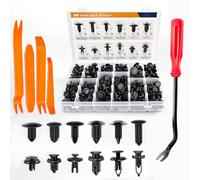 GOOACC 240PCS Bumper Retainer Clips Car Plastic Rivets Fasteners Push Retainer Kit Most Popular Sizes Auto Push Pin Rivets Set