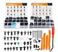 GOOACC 820Pcs Car Push Retainer Clips Auto Fasteners Assortment -36 Sizes Nylon Bumper Fender Rivets and Fasteners Remover for Ford GM Toyota Honda Chrysler BMW Benz Nissan Subaru Audi Mazda