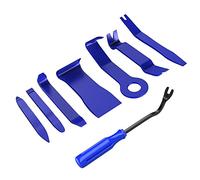 GOOACC 8PCS Auto Trim Removal Tool Kit No-Scratch Pry Tool Kit for Car Audio Dash Door Panel Window Molding Fastener Remover Tool Kit-Blue, GRC-90