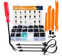 GOOACC, GRC-34 Push Bumper Fastener Rivet Clips with 18 Most Popular Sizes Auto Push Pin Rivets for Benz, BMW, Toyota, Honda, Subaru, Nissan, Mazda etc